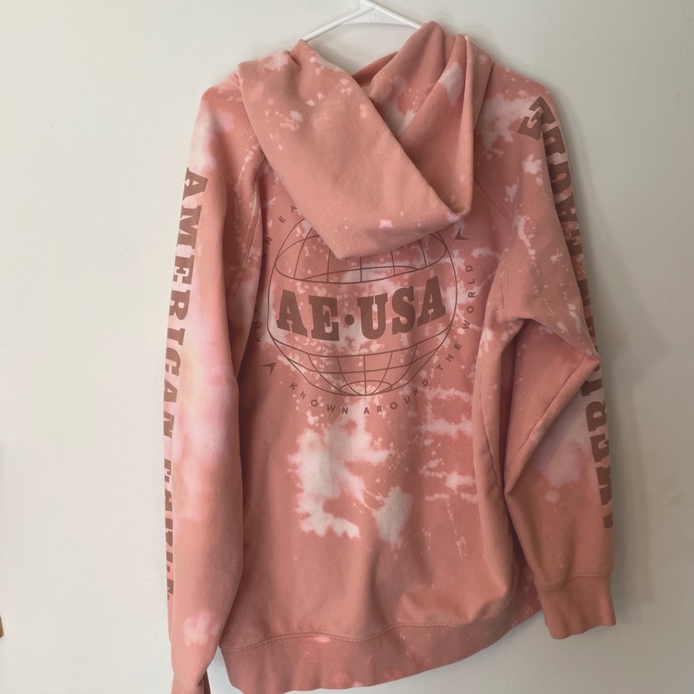 Acid Washed American Eagle Hoodie